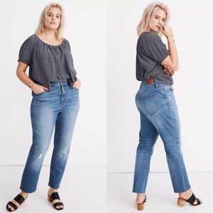 Madewell  High-Rise Slim Crop boy Jean